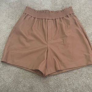 ALC brand new buttery vegan leather shorts.